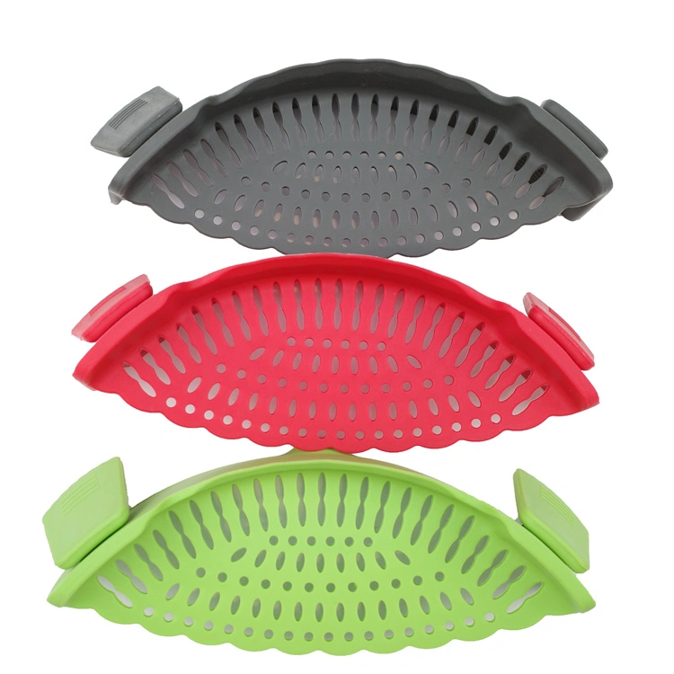 clip on silicone strainer